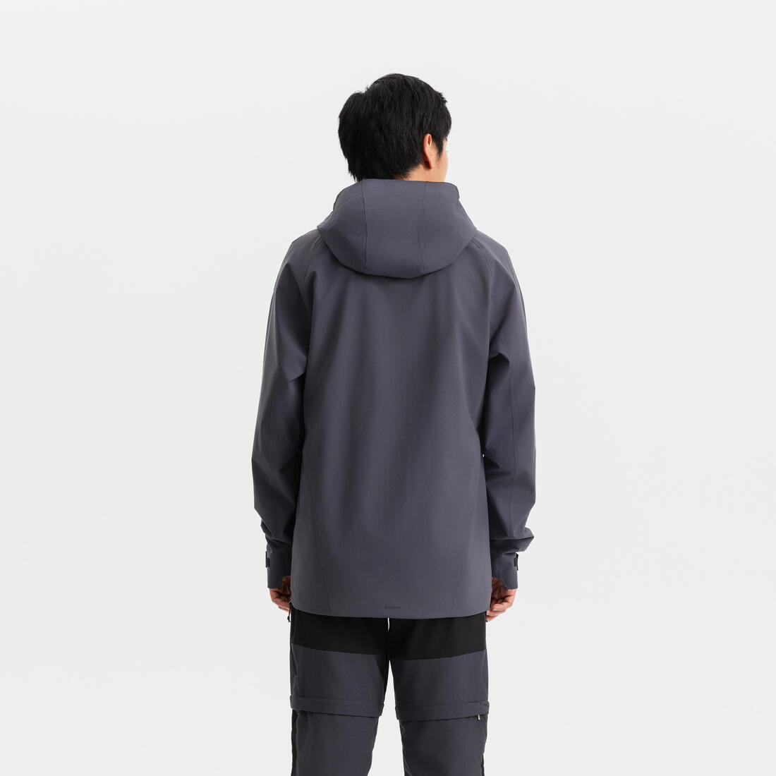 QUECHUA (ケシュア) メンズ防水ハイキングジャケット MH900 グレー