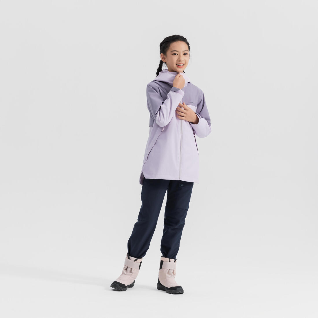 QUECHUA (ケシュア) 登山・スノーハイキング キッズ フリース 3WAY SH500