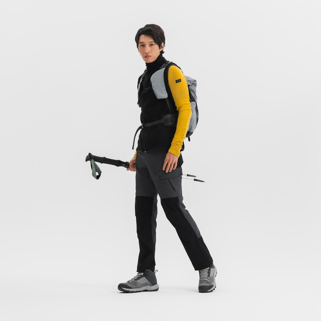 QUECHUA (ケシュア) 登山・ハイキング メンズ フリース ベスト MH100