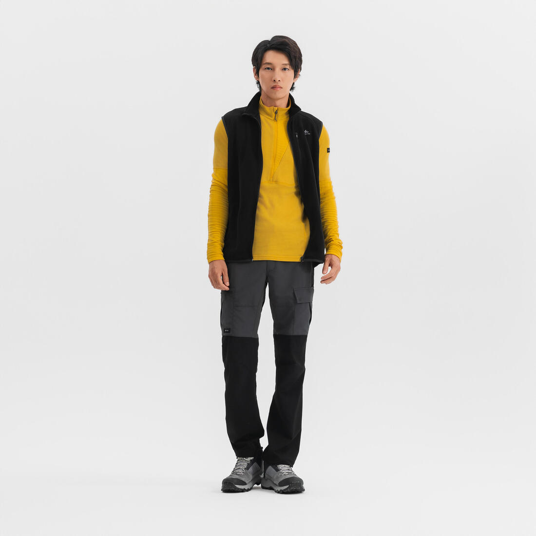 QUECHUA (ケシュア) 登山・ハイキング メンズ フリース ベスト MH100