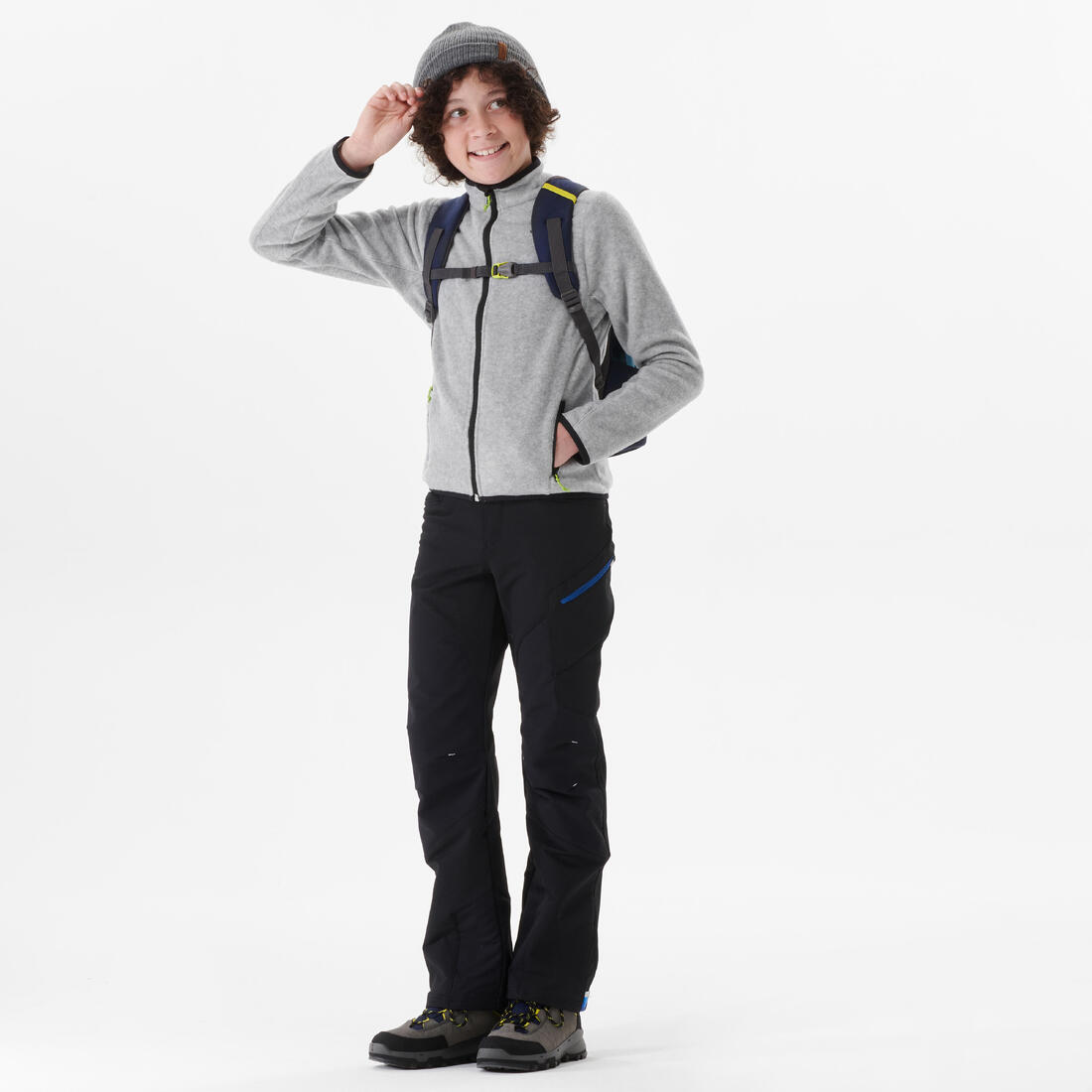 QUECHUA (ケシュア) 登山・スノーハイキング キッズ (7~15歳) フリースジャケット MH100 フルジップ