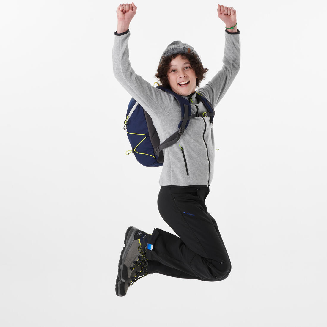 QUECHUA (ケシュア) 登山・スノーハイキング キッズ (7~15歳) フリースジャケット MH100 フルジップ