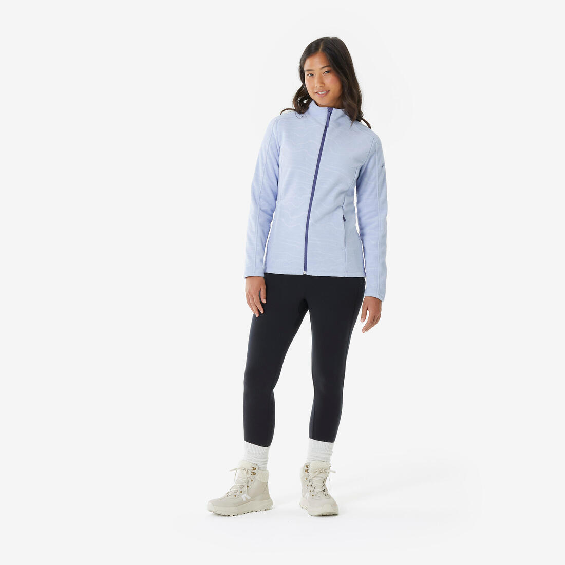 QUECHUA (ケシュア) 登山・ハイキング レディース フリースジャケット フルファスナー MH500