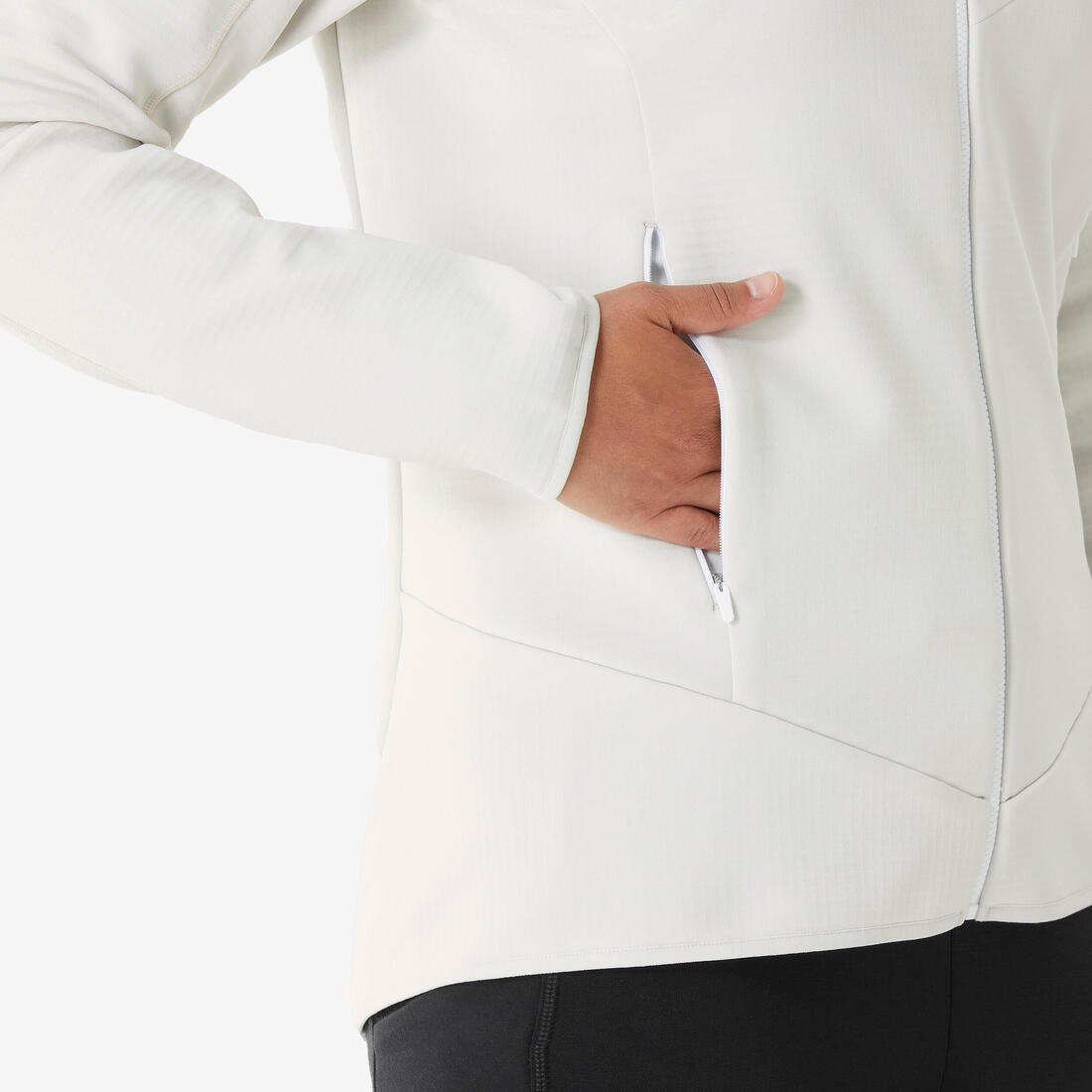 QUECHUA (ケシュア) 登山 ハイキング レディース フリース フルファスナー MH500