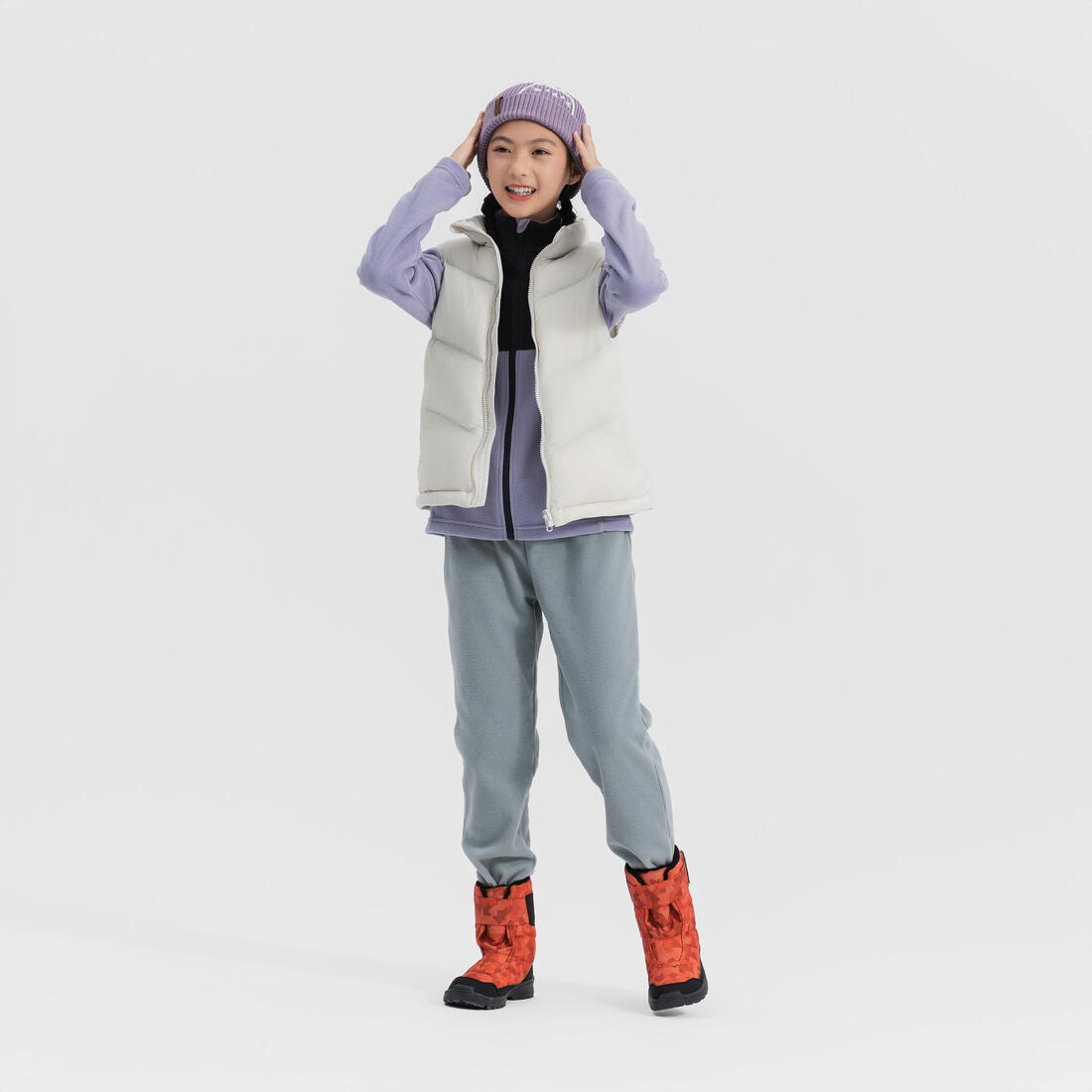 QUECHUA (ケシュア) キャンプ・ハイキング ボーイズ ダウンベストMH550