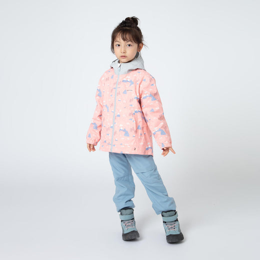 QUECHUA (ケシュア) 登山・スノーハイキング 3-in-1ジャケット X-WARM 防水 軽量 SH100 - キッズ