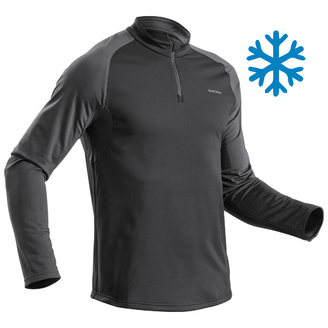 QUECHUA (ケシュア) 登山・ハイキング 長袖Tシャツ ウォーム SH100 メンズ