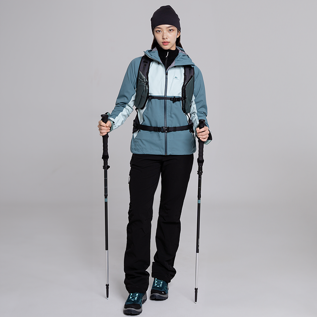 FORCLAZ (フォルクラ) 登山・トレッキング ポール 超コンパクト MT900 1本