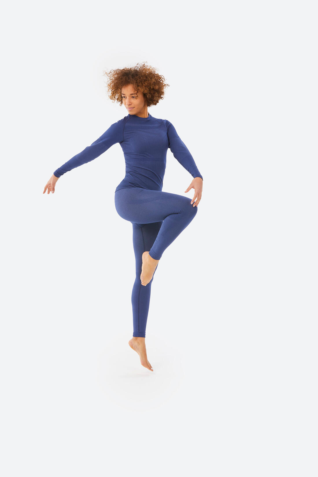 WEDZE(ウェッゼ)スキー レディース サーマルベースレイヤー トップス ウォーム 透湿性 シームレス BL500