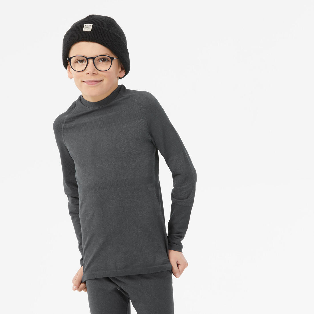 WEDZE (ウェッゼ) スキー キッズ ベースレイヤートップス シームレス - BL 500