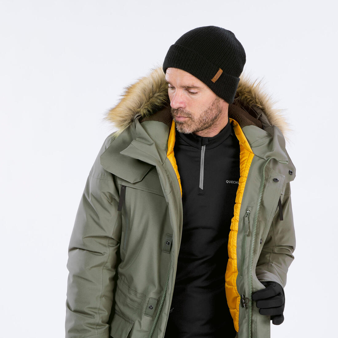 QUECHUA(ケシュア)登山・スノーハイキング メンズ ウィンターパーカー 防水 - SH500 Ultra-Warm -20°C