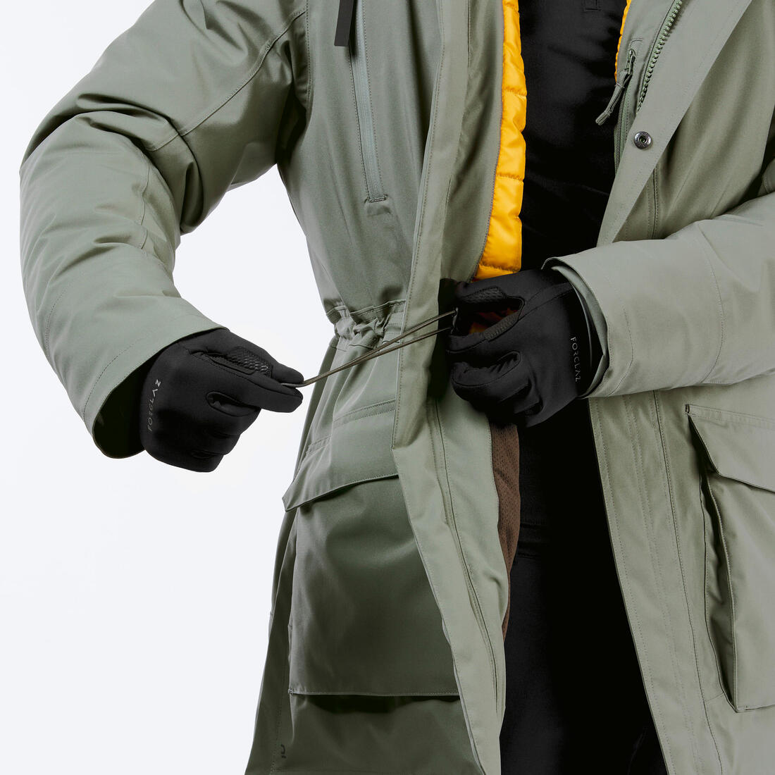 QUECHUA(ケシュア)登山・スノーハイキング メンズ ウィンターパーカー 防水 - SH500 Ultra-Warm -20°C