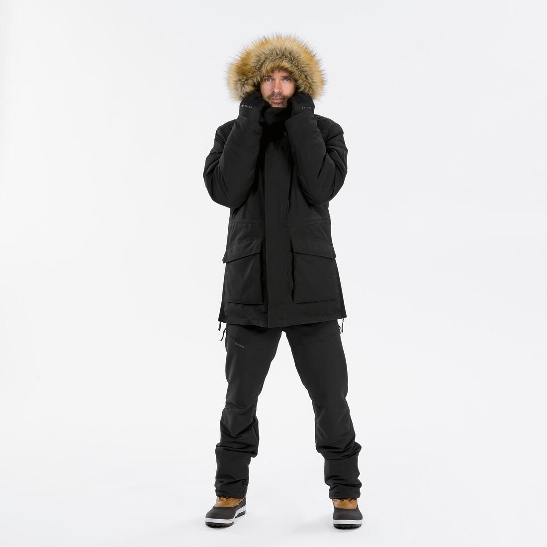 QUECHUA(ケシュア)登山・スノーハイキング メンズ ウィンターパーカー 防水 - SH500 Ultra-Warm -20°C