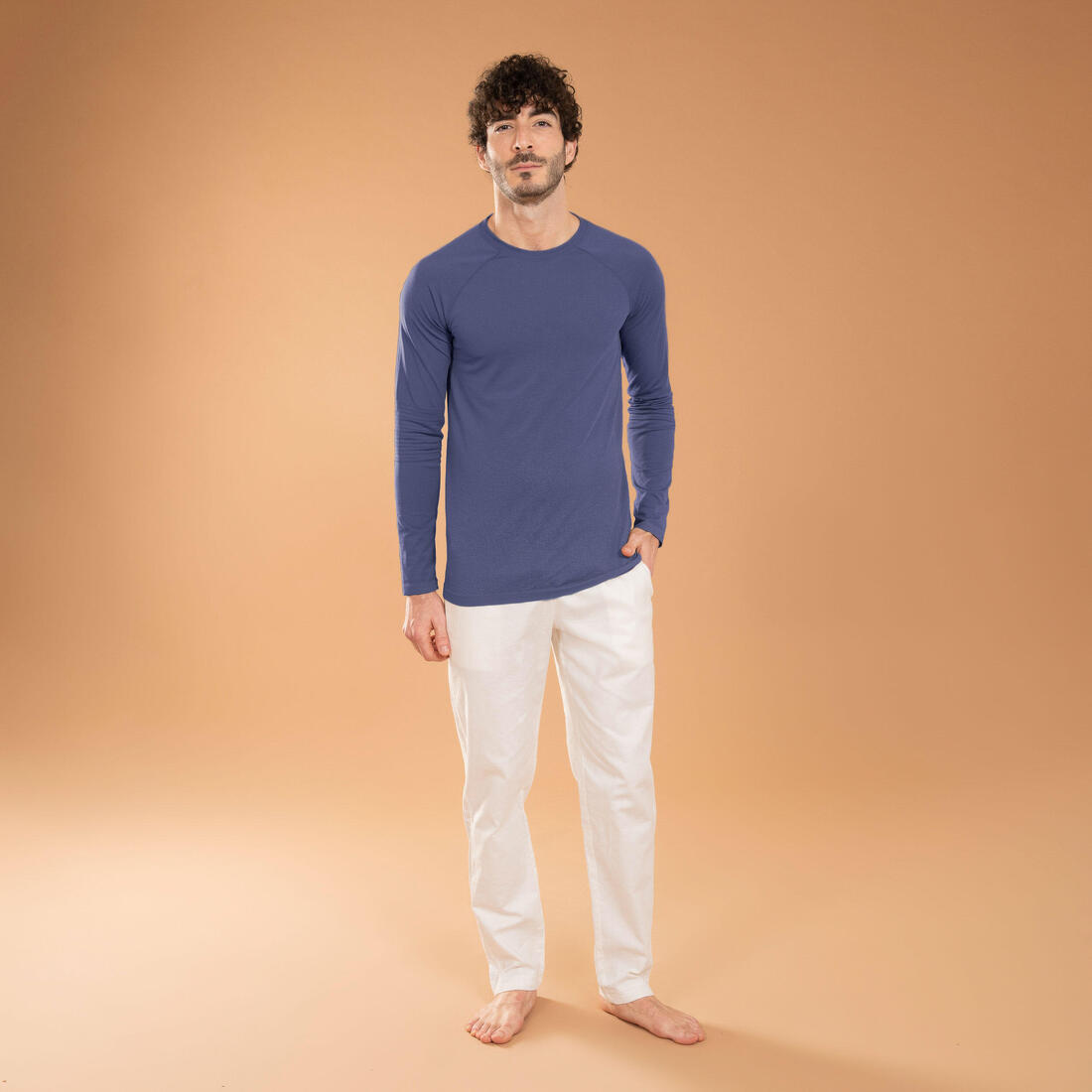 ヨガ メンズ Tシャツ シームレス