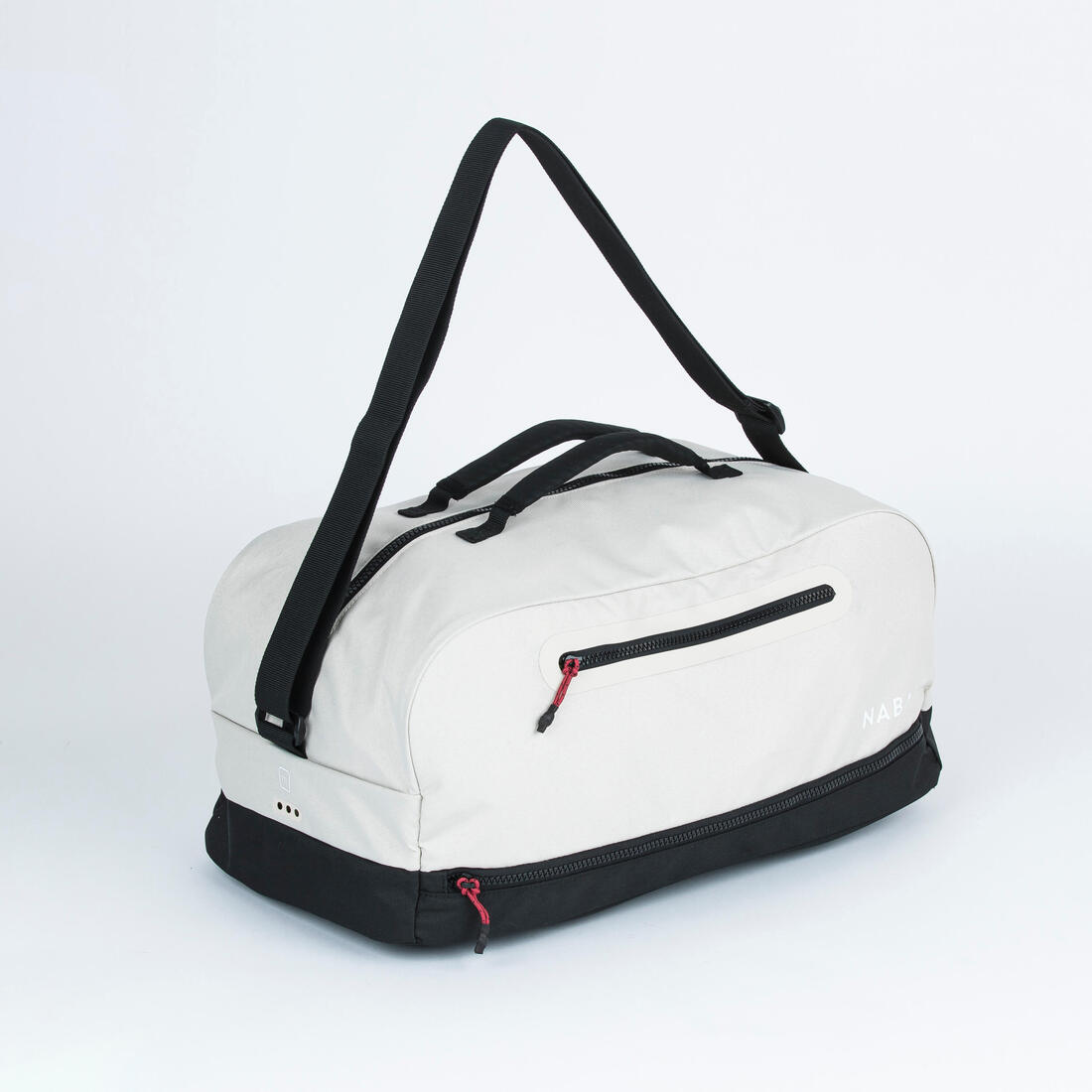 値下げ【新品未使用】Srixon ダッフルバッグ ブラック/ホワイト/レッド NABAIJI (ナバイジ) 水泳 プールバッグ ダッフルバッグ 3つの