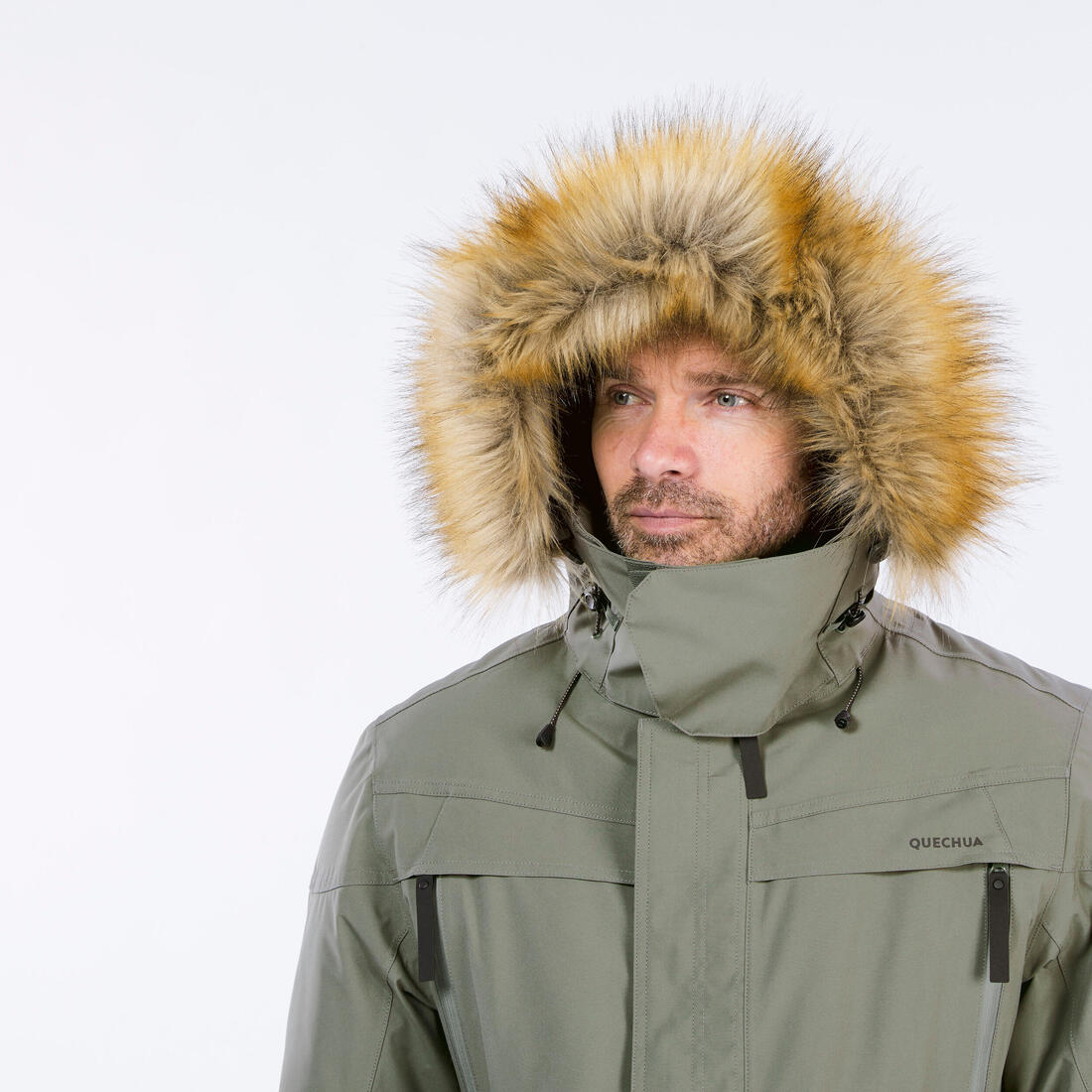 QUECHUA(ケシュア)登山・スノーハイキング メンズ ウィンターパーカー 防水 - SH500 Ultra-Warm -20°C