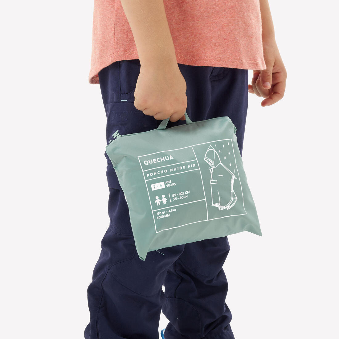 QUECHUA (ケシュア) 登山・ハイキング キッズ (2~6歳) レインケープ MH100