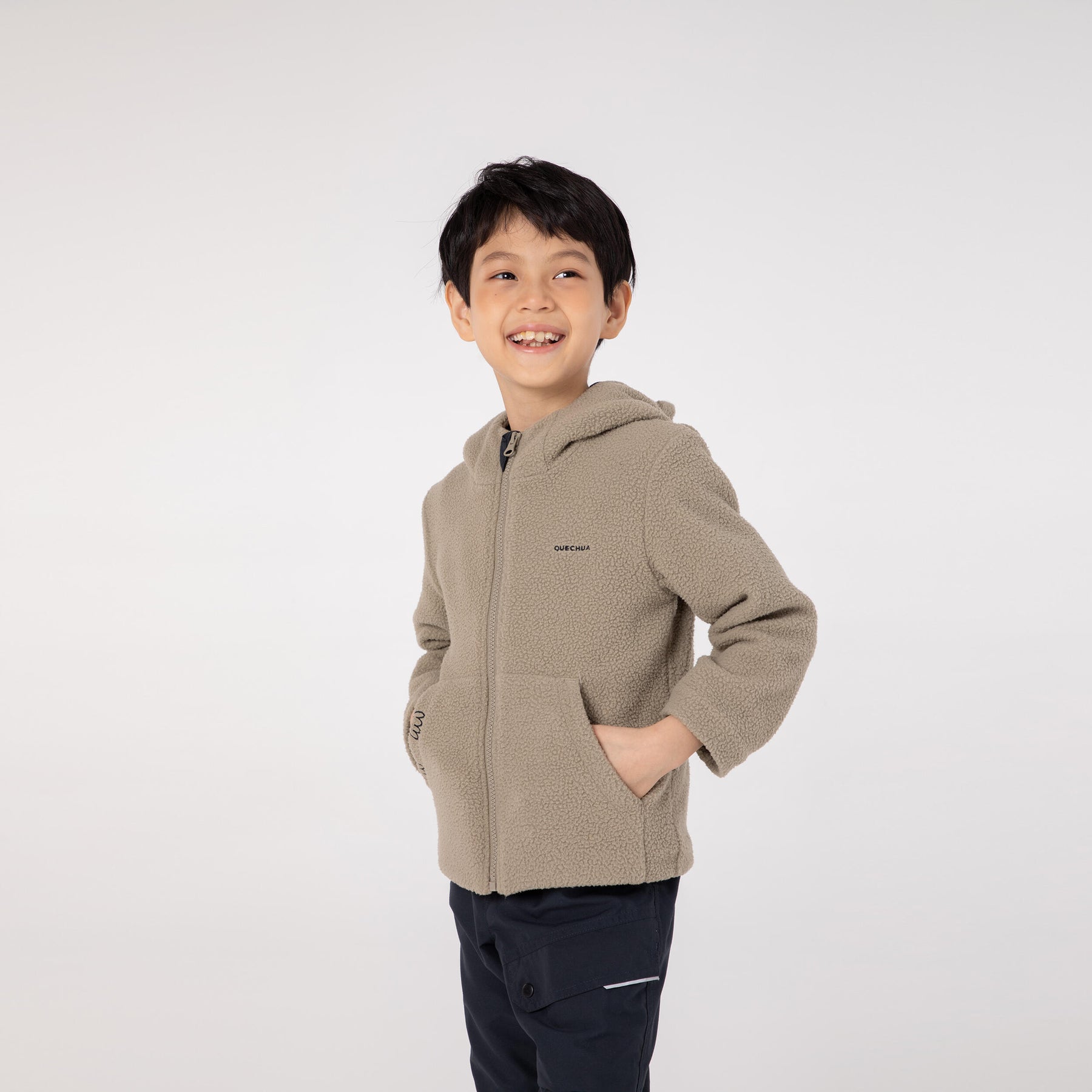 QUECHUA (ケシュア) 登山・ハイキング キッズ (2~6歳) フリースジャケット MH500