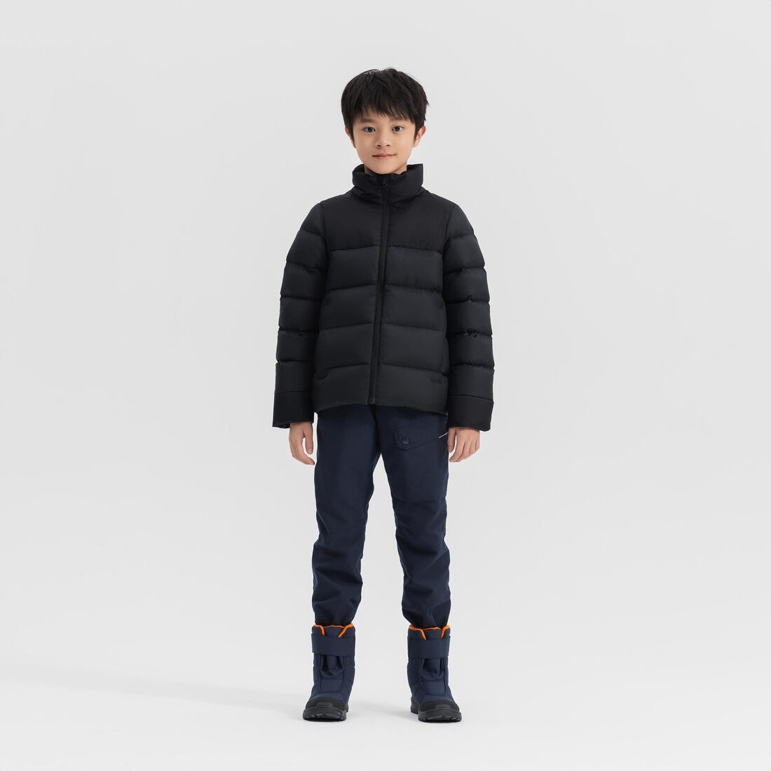 QUECHUA (ケシュア) 登山・スノーハイキング キッズ ブーツ ウォーム 防水 面ファスナー SH100 サイズ5.5~7