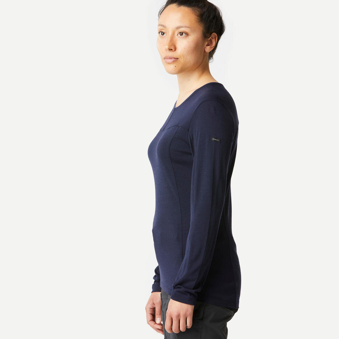 FORCLAZ (フォルクラ) 登山・トレッキング 長袖メリノTシャツ Trek 500 レディース