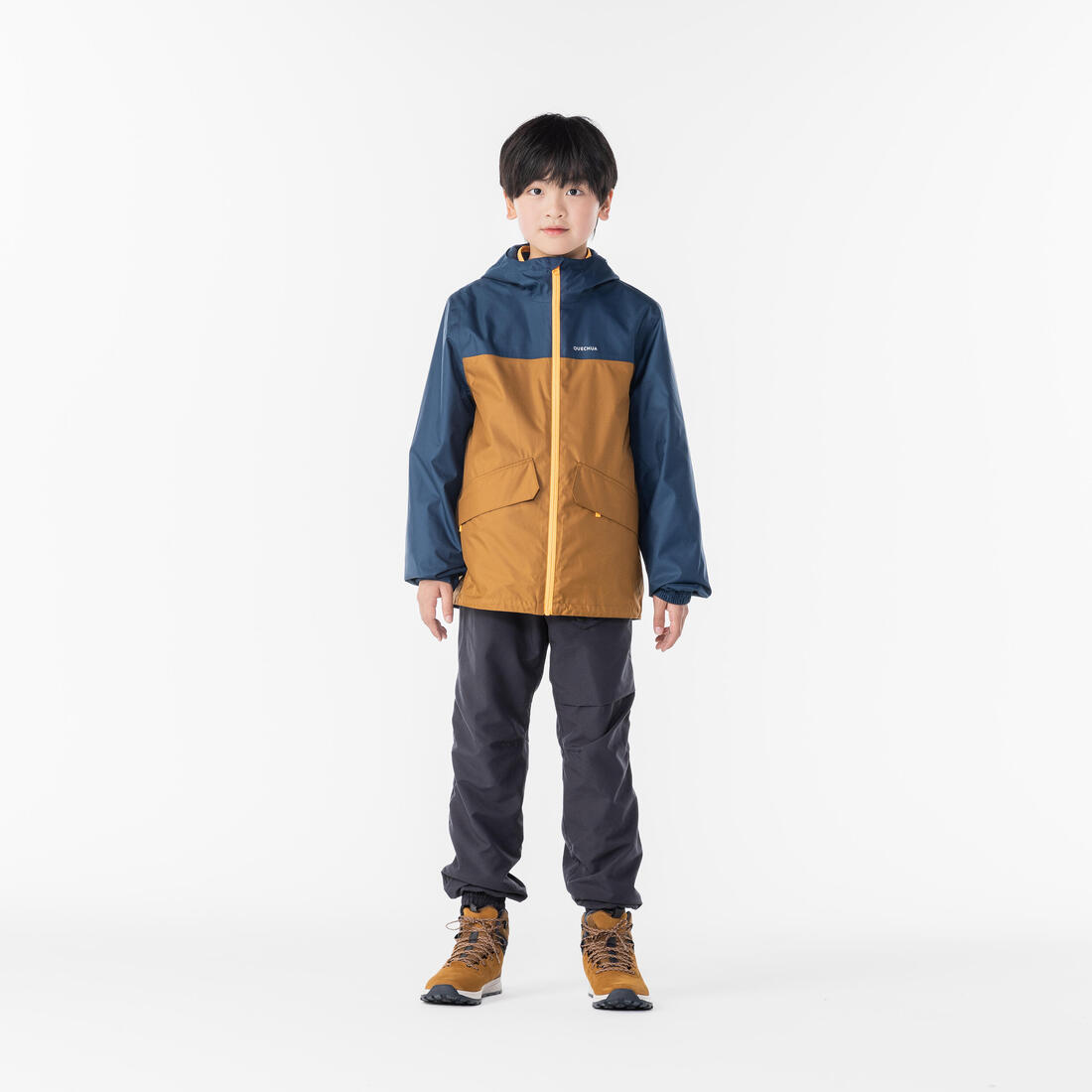 QUECHUA (ケシュア) 登山・スノーハイキング キッズ レースアップシューズ ウォーム 防水 レザー SH500 サイズ2.5~5.5