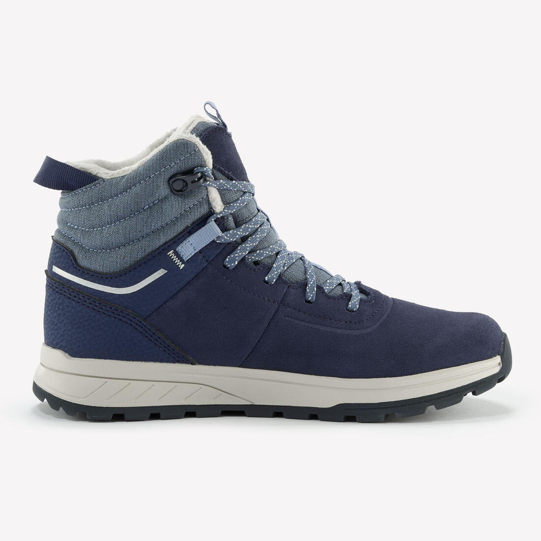 QUECHUA (ケシュア) 登山・スノーハイキング キッズ レースアップシューズ ウォーム 防水 レザー ミドルカット SH500
