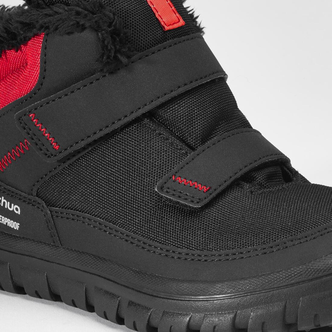 QUECHUA(ケシュア)登山・スノーハイキング シューズ 面ファスナー 防水 保温 ウォーム SH 100 - 子供用