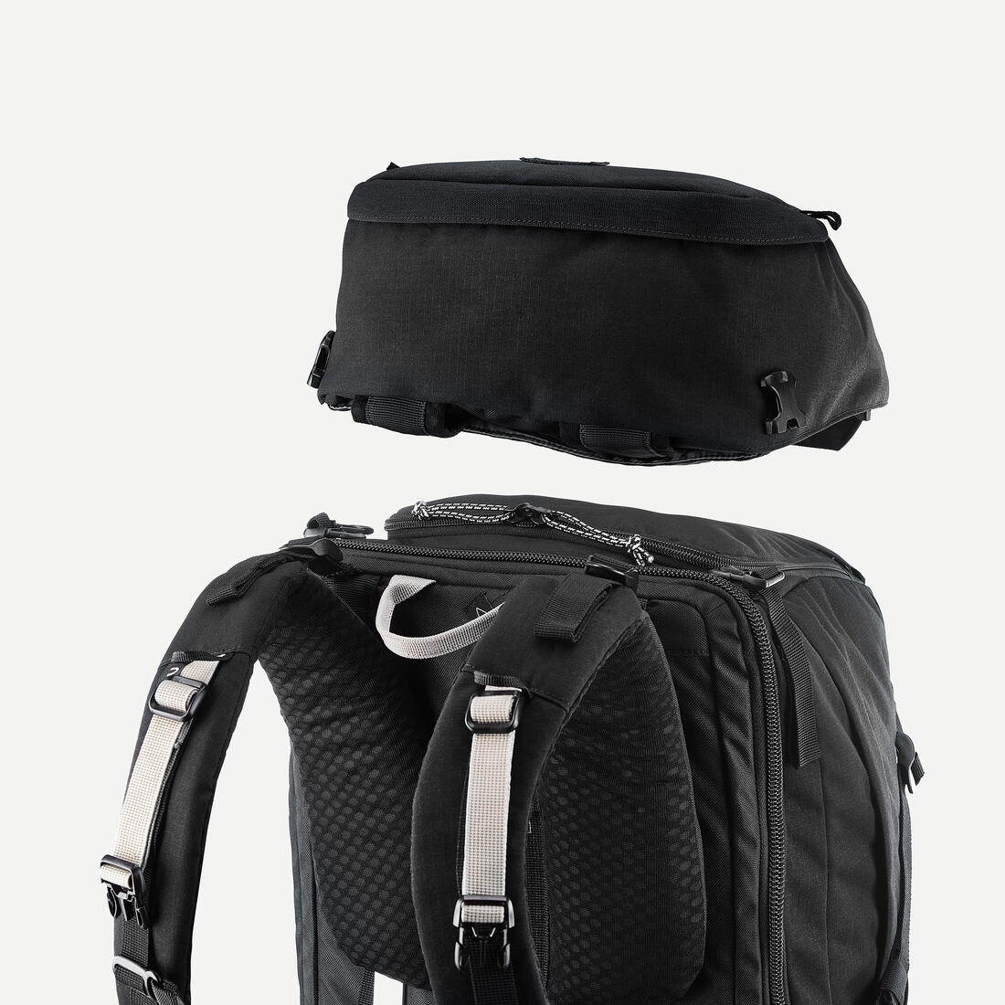 FORCLAZ(フォルクラ)登山・トレッキング バックパック Travel 500 50 L スーツケース開口付き ブラック