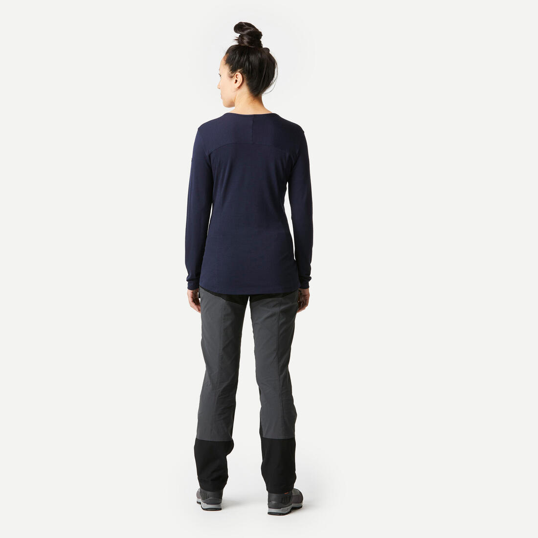 FORCLAZ (フォルクラ) 登山・トレッキング 長袖メリノTシャツ Trek 500 レディース