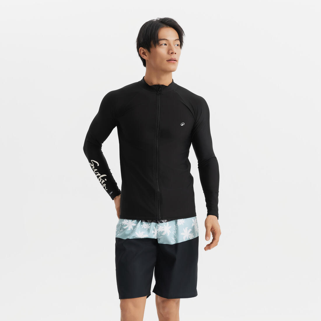 OLAIAN(オライアン) サーフィン 長袖Tシャツ UVカット ファスナー付き