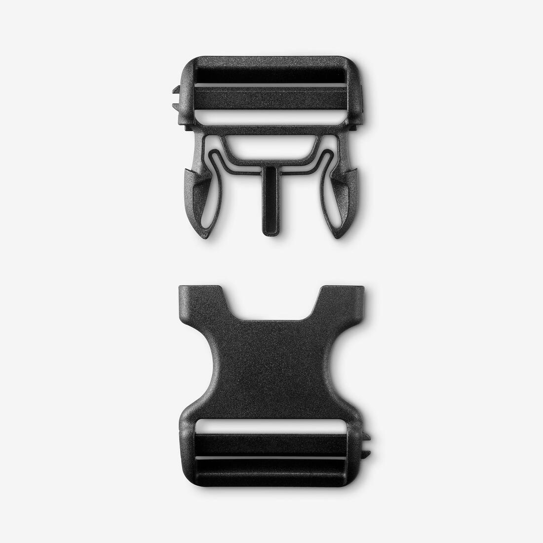 FORCLAZ (フォルクラ) 登山・トレッキング バックパック用バックル 交換用パーツ 幅38mmのストラップ用 ダブルピンロック