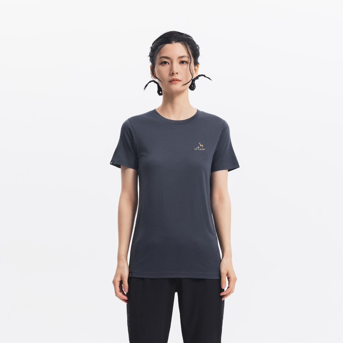 FORCLAZ (フォルクラ) トレッキング・トラベル レディース Tシャツ ウール TRAVEL 500