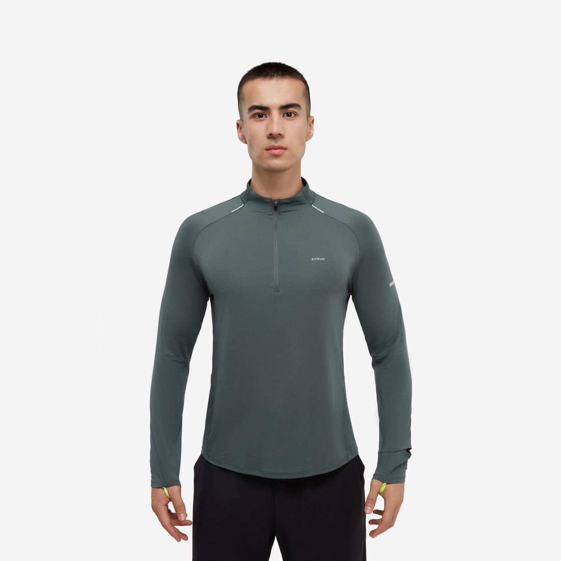 KIPRUN（キプラン）ランニング 長袖Tシャツ ハーフファスナー