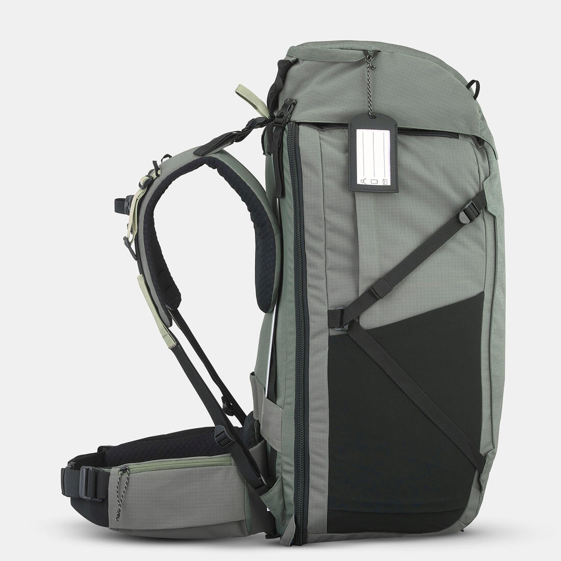 FORCLAZ (フォルクラ) 登山・トレッキング メンズ バックパック スーツケースのように開閉可能 TRAVEL900 70+6L