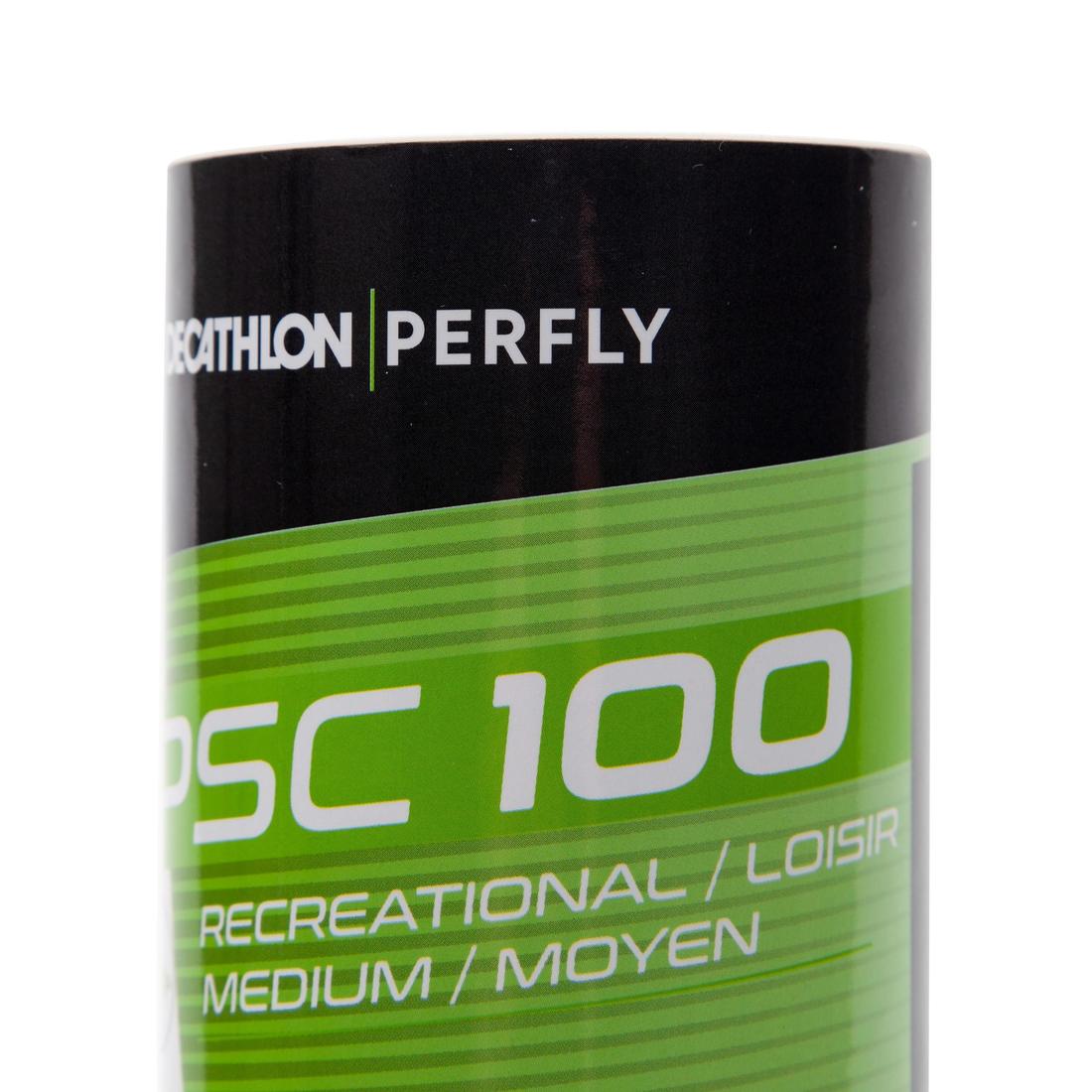 PERFLY(パーフライ) バドミントン シャトル 100 MEDIUM (6個パック)