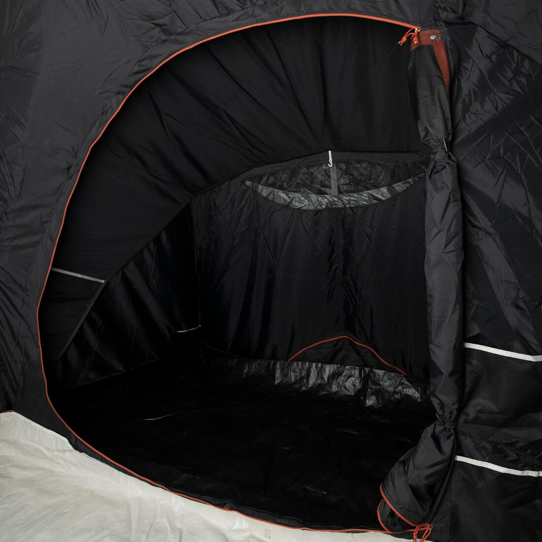QUECHUA (ケシュア) キャンプ ファミリーテント エアーテント AIR SECONDS FAMILY 4.2 FRESH&BLACK - 4人用 2ルーム