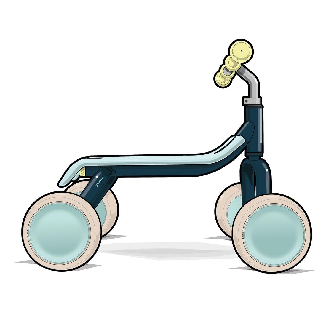 B'TWIN(ビトウィン) サイクリング FIRSTRIDE キッズ (1~3歳用)