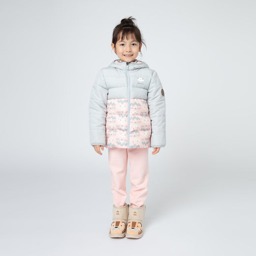 登山・ハイキング ガールズ 中綿入りジャケット XWARM