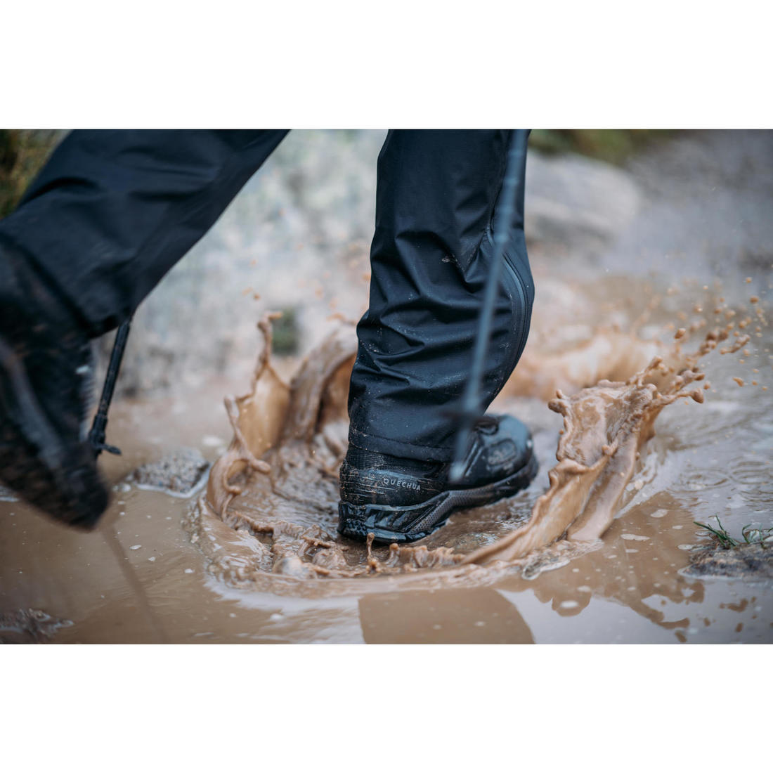 QUECHUA(ケシュア)登山・ハイキング オーバーパンツ 防水 MH 500 - メンズ