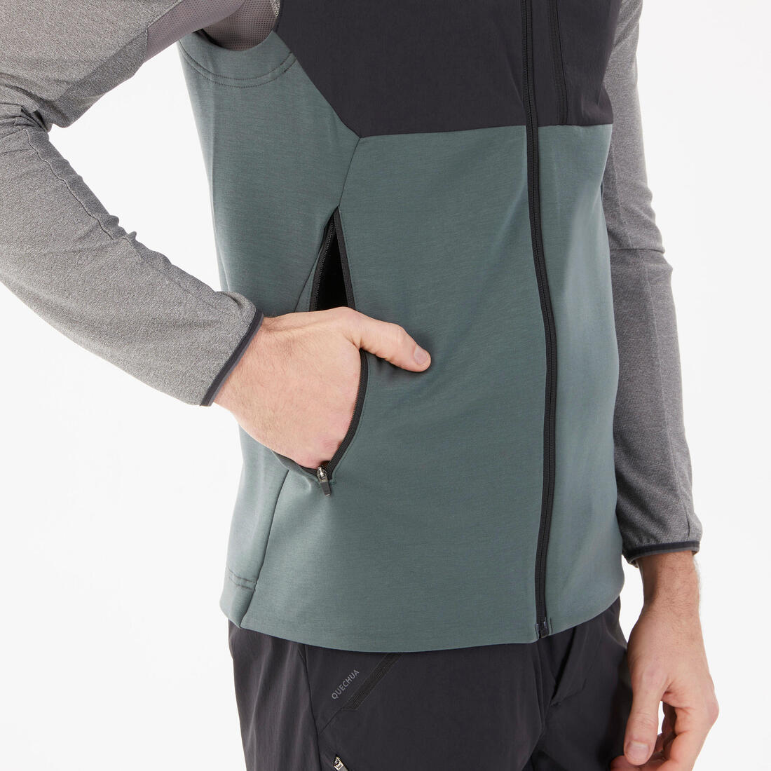 QUECHUA (ケシュア) 登山・ハイキング メンズ フリースベスト ウォーム MH500