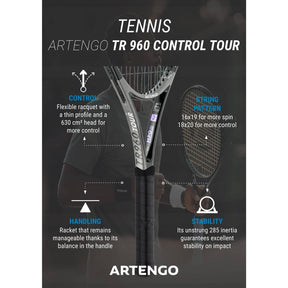 ARTENGO (アルテンゴ) テニスラケット ストリングなし TR960 Control Tour 18 x 20