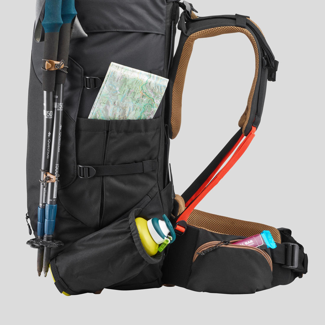 FORCLAZ (フォルクラ) 登山・トレッキング バックパック・リュック TREK 100 EASYFIT - メンズ 50L