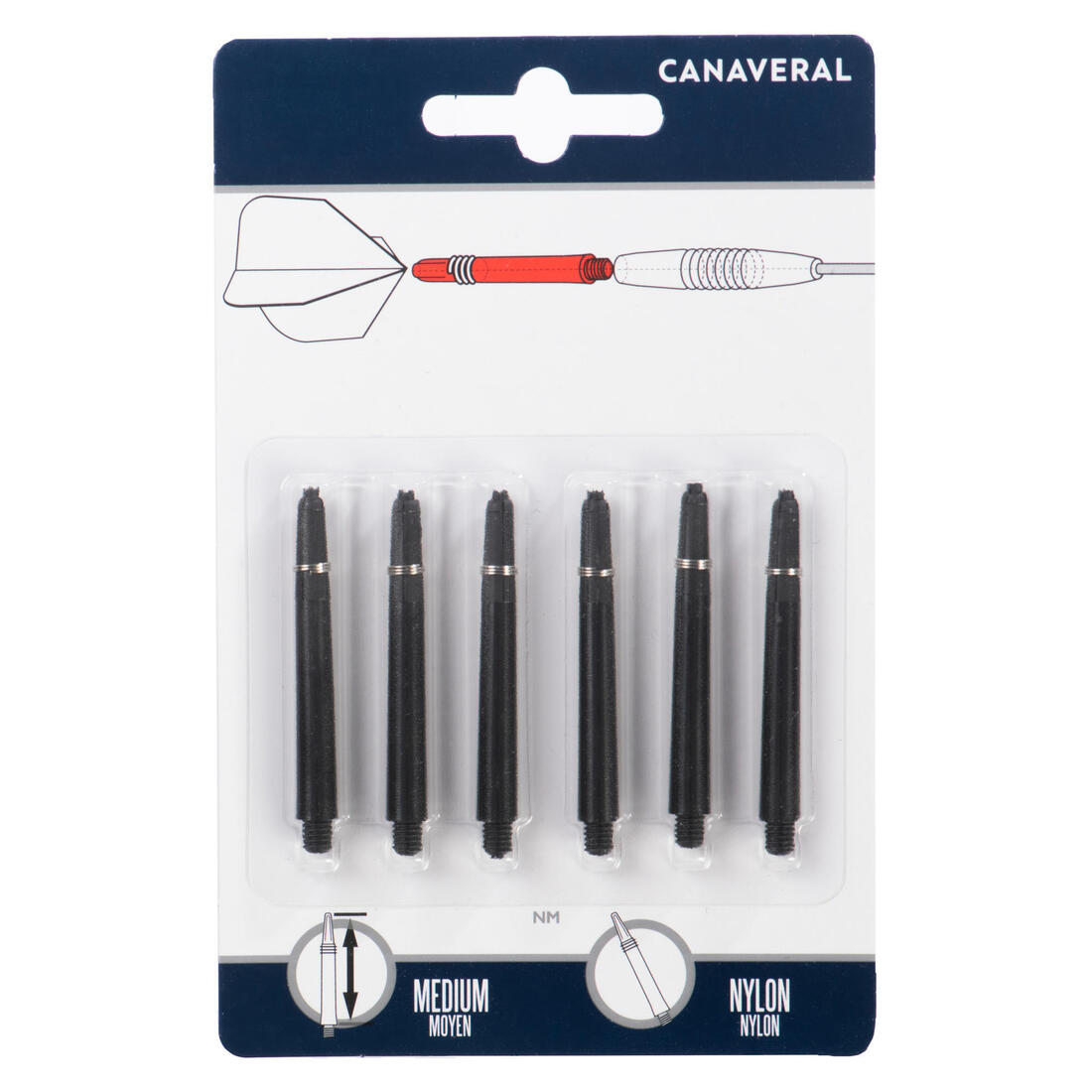 CANAVERAL(カナベラール) ミディアムナイロンシャフト x 3本(2セット)