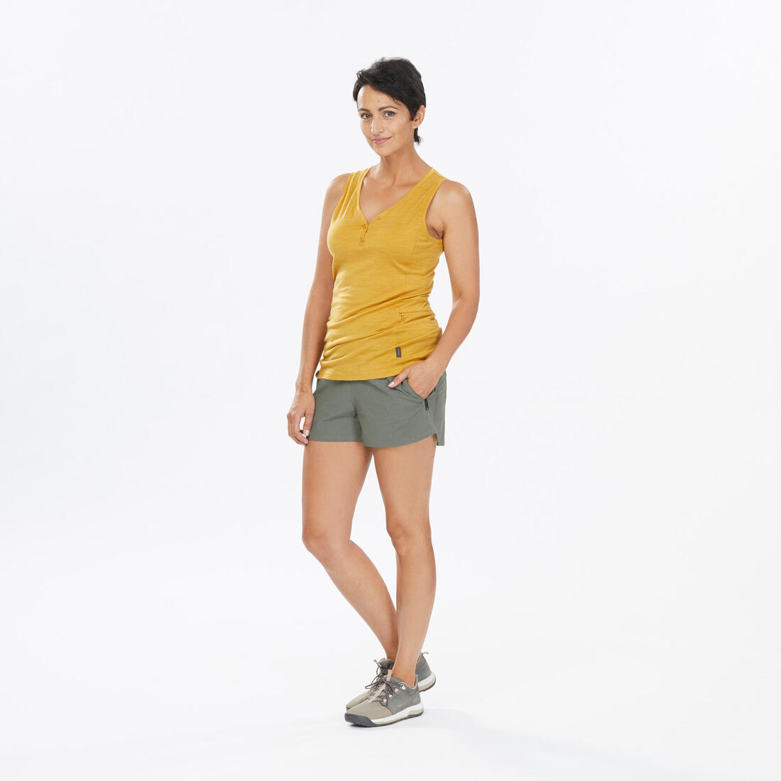 FORCLAZ(フォルクラ)登山・ハイキング ショートパンツ Travel 500 レディース