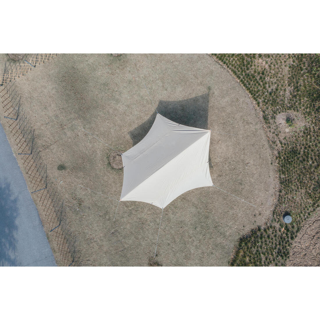 QUECHUA (ケシュア) 登山・ハイキング キャンプ タープ シェルター 多機能 FRESH XL 六角形 CN