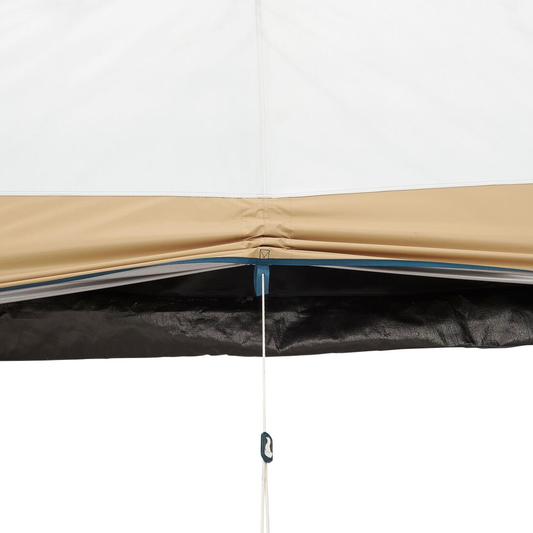QUECHUA (ケシュア) キャンプ ファミリーテント エアーテント AIR SECONDS FAMILY 4.2 FRESH&BLACK - 4人用 2ルーム