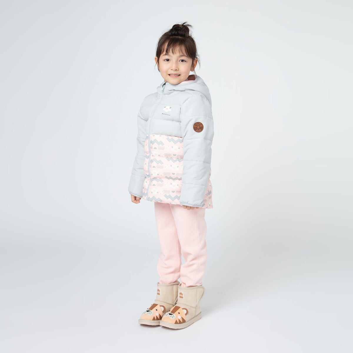 登山・ハイキング ガールズ 中綿入りジャケット XWARM