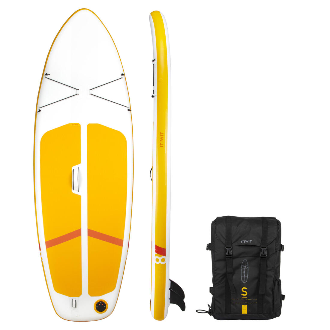 ITIWIT (イティウィ) サップ・SUP インフレータブル COMPACT 100 S - イエロー