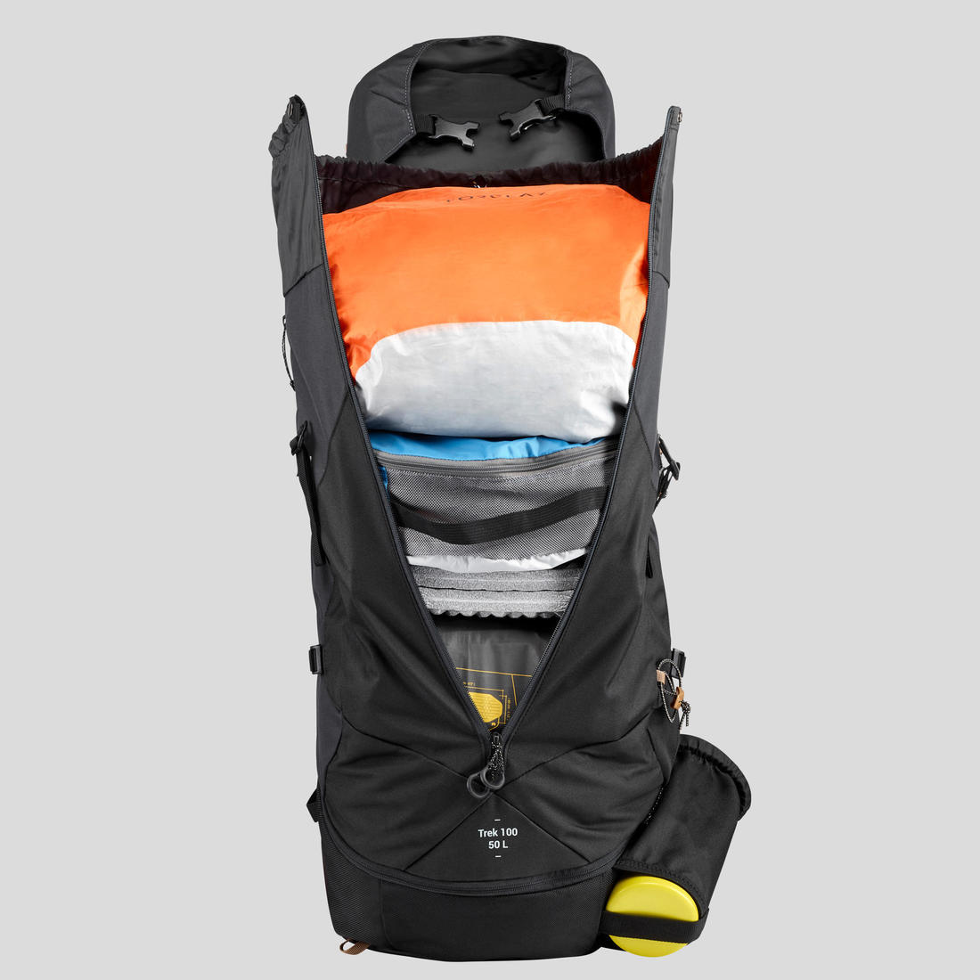 FORCLAZ (フォルクラ) 登山・トレッキング バックパック・リュック TREK 100 EASYFIT - メンズ 50L