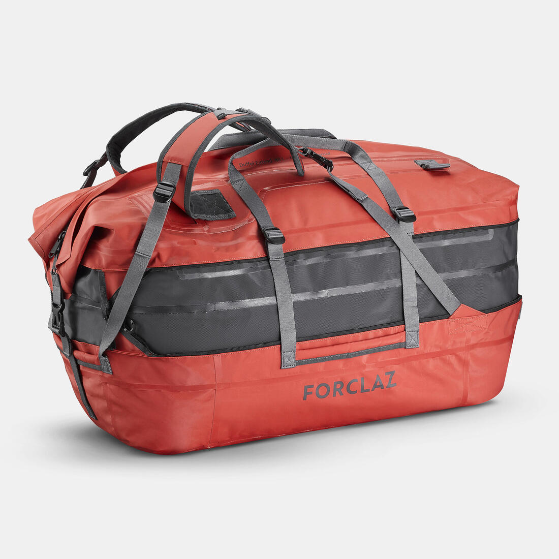 FORCLAZ (フォルクラ) 登山・トレッキング ダッフルバッグ Duffel 900 防水 拡張式 80L~120L